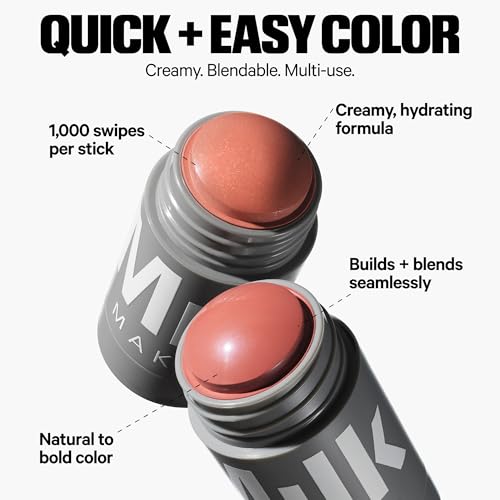 Milk Makeup Lip + Cheek Stick - Multi-Use Cream Blush + Lip Color with Mango Butter, Avocado Oil + Apricot Oil for Hydr