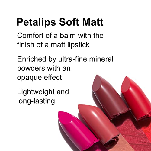 Pupa Milano Petalips Soft Matt Lipstick - Lightweight And Imperceptible - 006 Peach Flower - Provides Color With Buildab